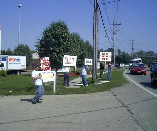 Bill protesting