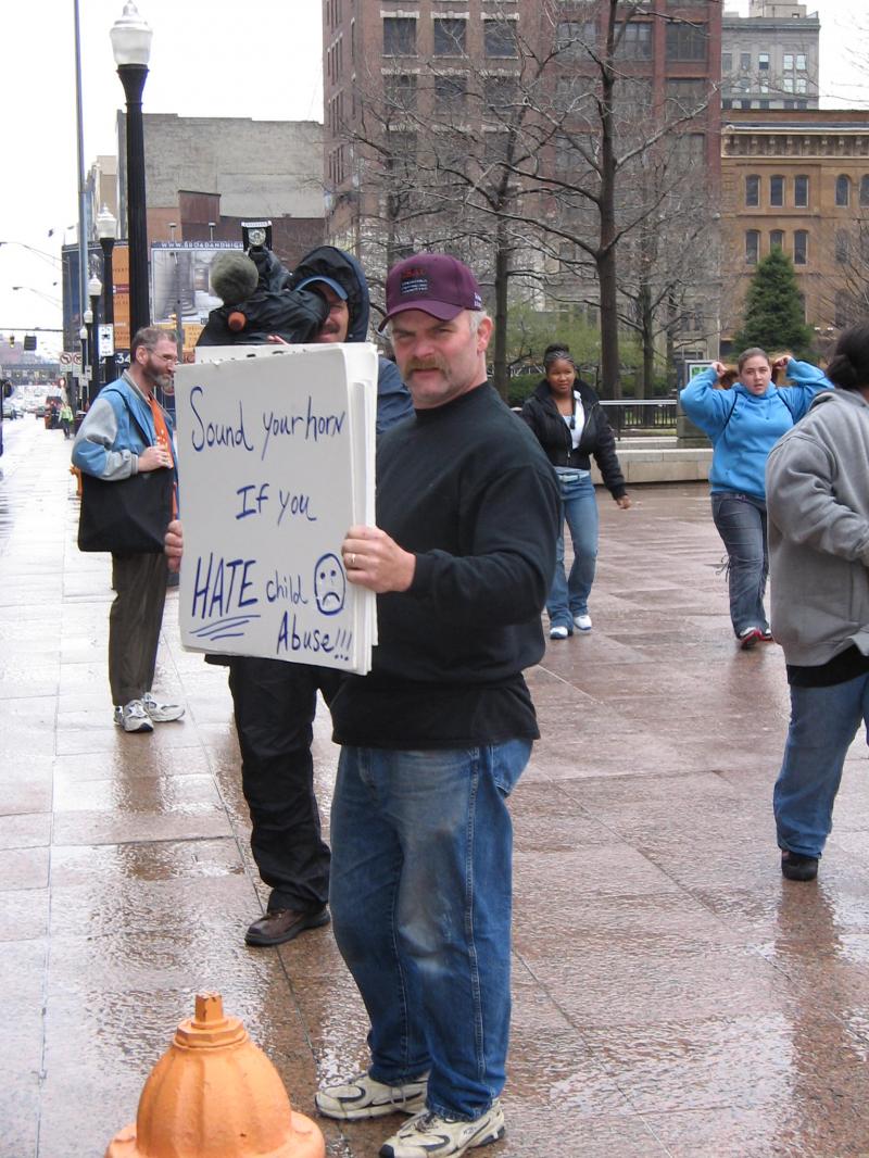 Bill protesting